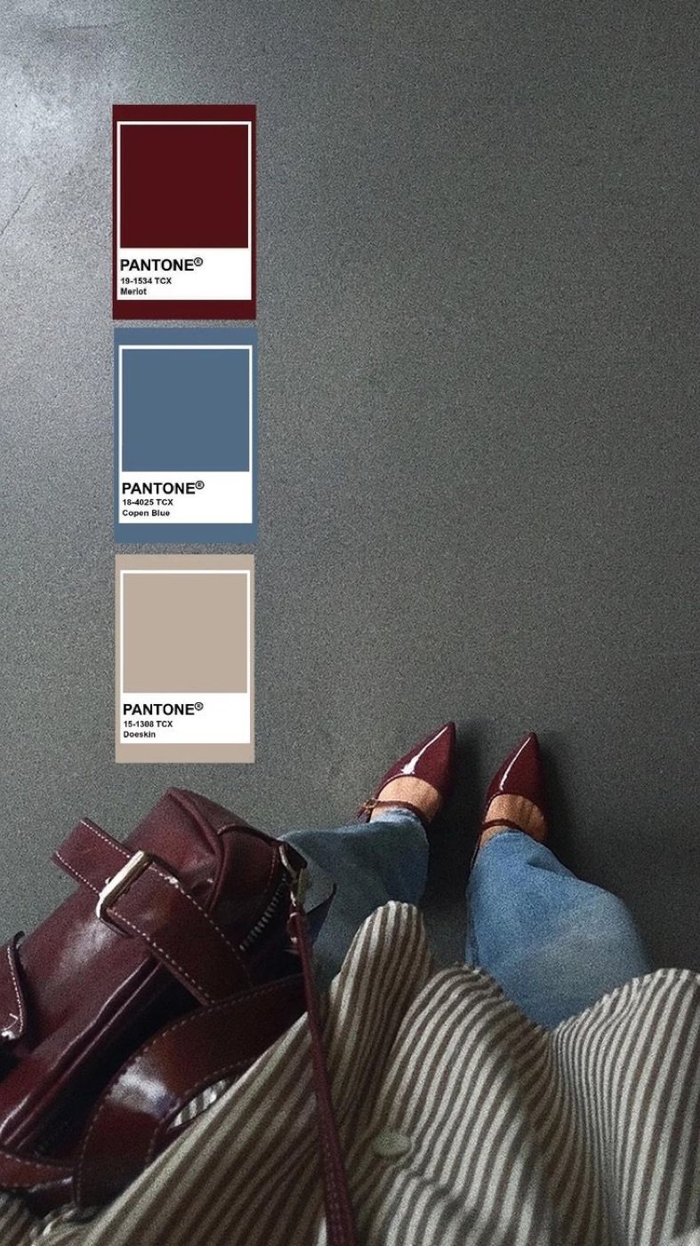 Brand colour system flat-lay